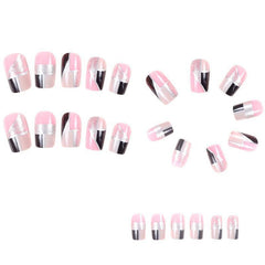 24pcs/Set Press On Nails BKS1842