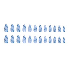 24pcs/Set Press On Nails W1438