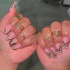 24pcs/Set Press On Nails JP3074