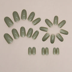 24pcs/Set Press On Nails W1330