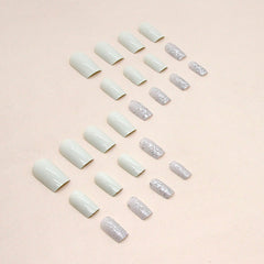 24pcs/Set Press On Nails W1004