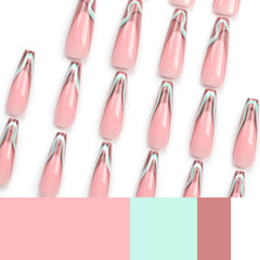 24pcs/Set Press On Nails JP3073
