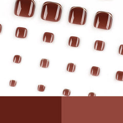Press On Toe nails Set 24pcs/set JP2333