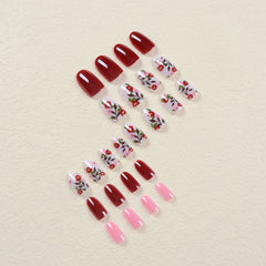 24pcs/Set Press On Nails SN150