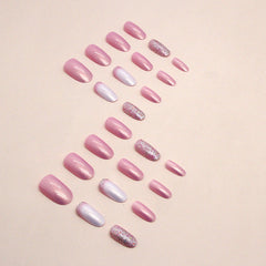 24pcs/Set Press On Nails W1424