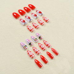 24pcs/Set Press On Nails SN168