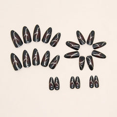 24pcs/Set Press On Nails W524