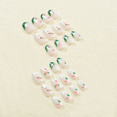 24pcs/Set Press On Nails JF0739