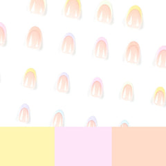 24pcs/Set Press On Nails JP2528