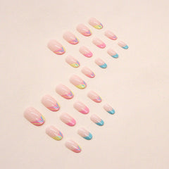 24pcs/Set Press On Nails W1117