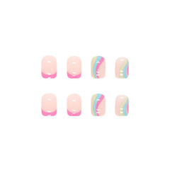 24pcs/Set Press On Nails W174