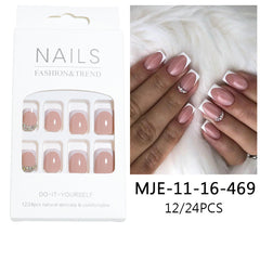 24pcs/Set Press On Nails MJE-469