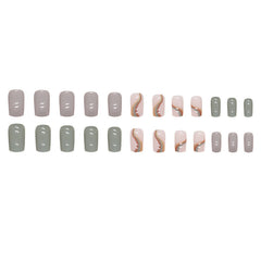 24pcs/Set Press On Nails W1059