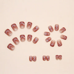 24pcs/Set Press On NailsZ603