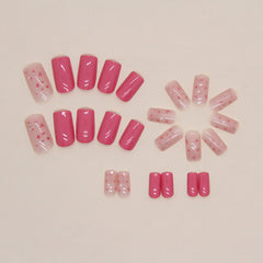 24pcs/Set Press On Nails W596