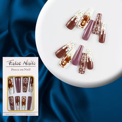 24pcs/Set Press On Nails SDM-ZH102