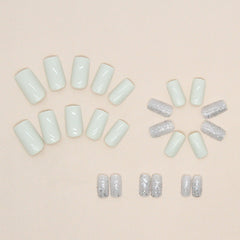 24pcs/Set Press On Nails W1004