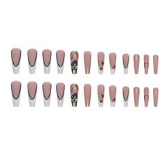 24pcs/Set Press On NailsZ822