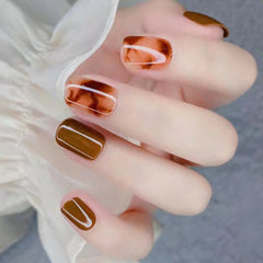 Nnatural & Flexible Press On Nails 24PCS/set HS-110 best seller