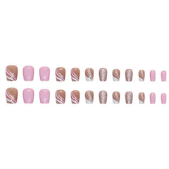 24pcs/Set Press On Nails W1168