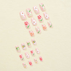 24pcs/Set Press On Nails SN033