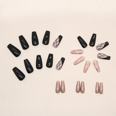 24pcs/Set Press On Nails W311