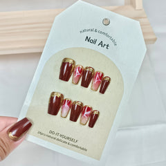 24pcs/Set Press On Nails CKLT050-B5