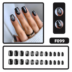 24pcs/Set Press On Nails F099
