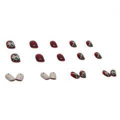 24pcs/Set Press On Nails R308