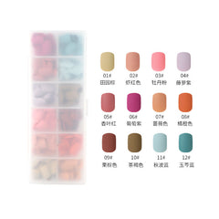 12 colors/Set Press On Nails 24pcs/color HZ03