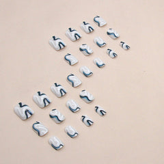24pcs/Set Press On Nails W1322