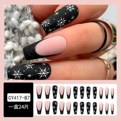 24pcs/Set Press On Nails CY417-B7