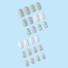 24pcs/Set Press On Nails DY761-B7