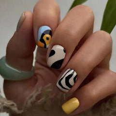 24pcs/Set Press On Nails W420