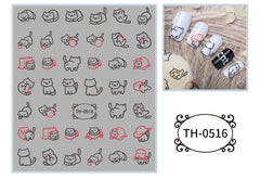 Nail Art Stickers TH-0516