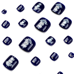 Press On Toe nails Set 24pcs/set JP1638