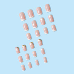 24pcs/Set Press On Nails DZ130