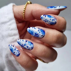 24pcs/Set Press On Nails W1201