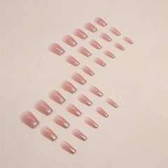 24pcs/Set Press On Nails S010