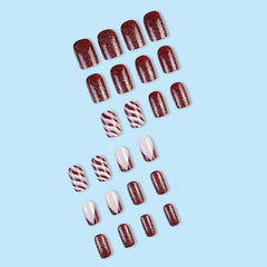 24pcs/Set Press On Nails DY757-B7