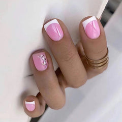 24pcs/Set Press On Nails W1130