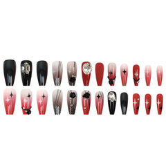 24pcs/Set Press On Nails CKCZ233-B5