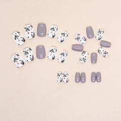24pcs/Set Press On Nails W1184