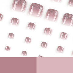 Press On Toe nails Set 24pcs/set JP2334
