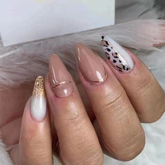 24pcs/Set Press On Nails W1356