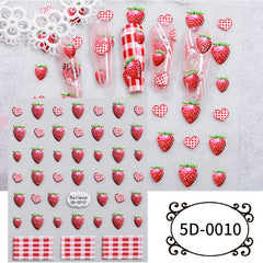 Nail Art Stickers 5D-0010