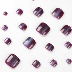 Press On Toe nails Set 24pcs/set JP2313