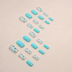 24pcs/Set Press On Nails W1128