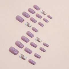24pcs/Set Press On Nails W544