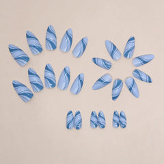 24pcs/Set Press On Nails W1438